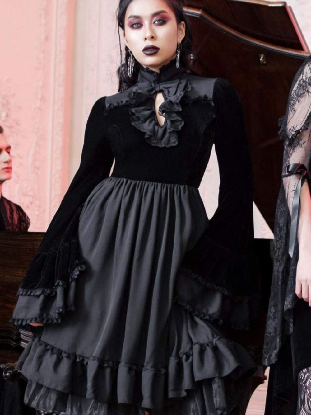 Killstar Lost Girl Ruffle Dress - XL